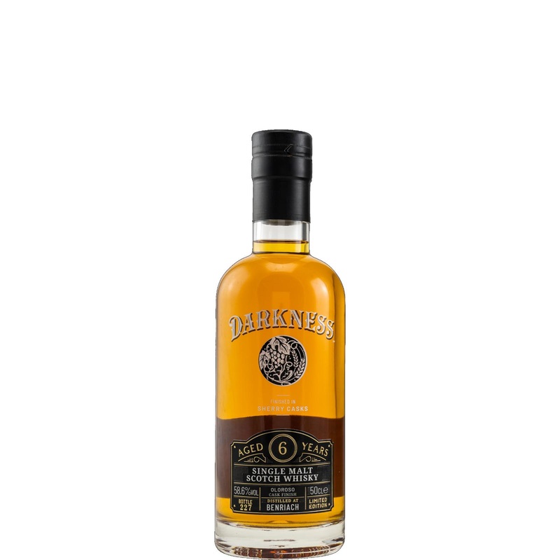 Benriach Darkness Oloroso Sherry Cask Finish 6 Year Old Whisky | 500ML