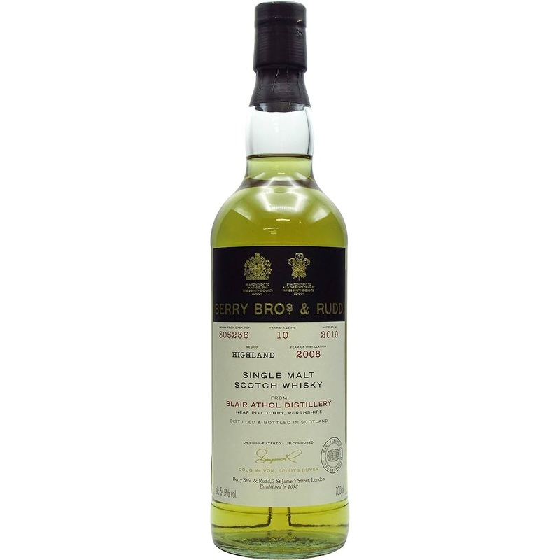 Blair Athol Berry Bros & Rudd Single Cask #305236 2008 10 Year Old Whisky | 700ML