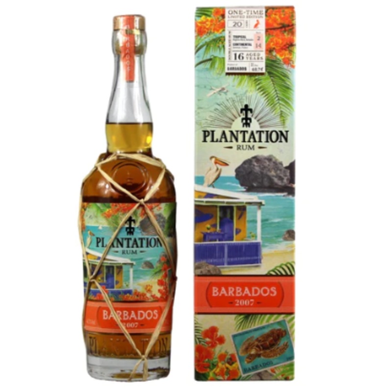 Plantation 16 Year Old Barbados 2007 One Time Limited Edition Rum | 700ML