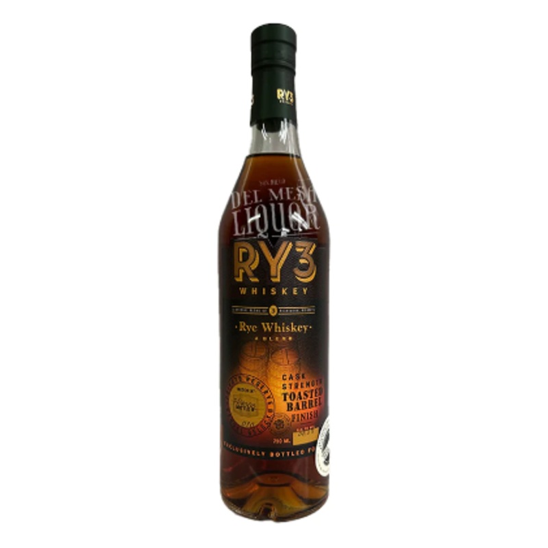 RY3 Old Private Reserve Barrel Select Toasted Barrel Finish Cask Strength Rye Whisky