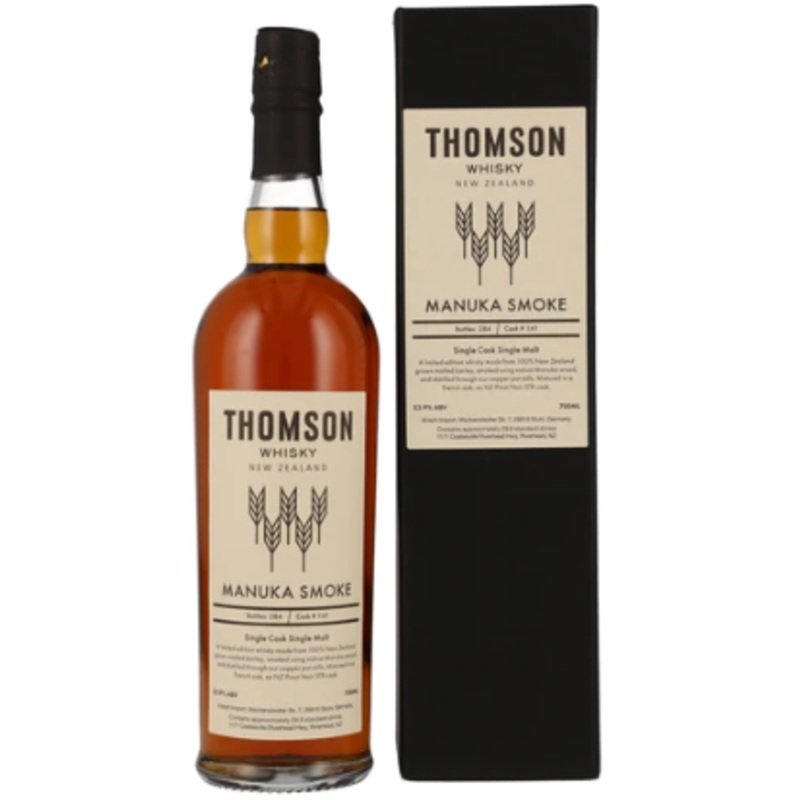 Thomson New Zealand Manuka Smoke Single Cask #141 Single Malt Whisky | 700ML
