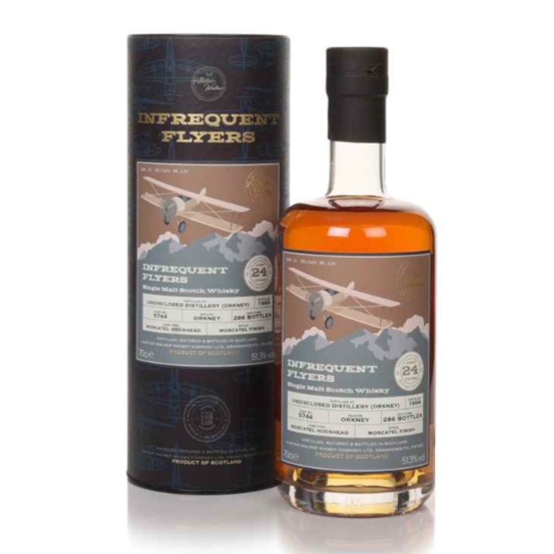 Undisclosed Orkney 24 Year Old 1999 Cask #5744 Infrequent Flyers Alistair Walker Single Malt Scotch Whisky | 700ML