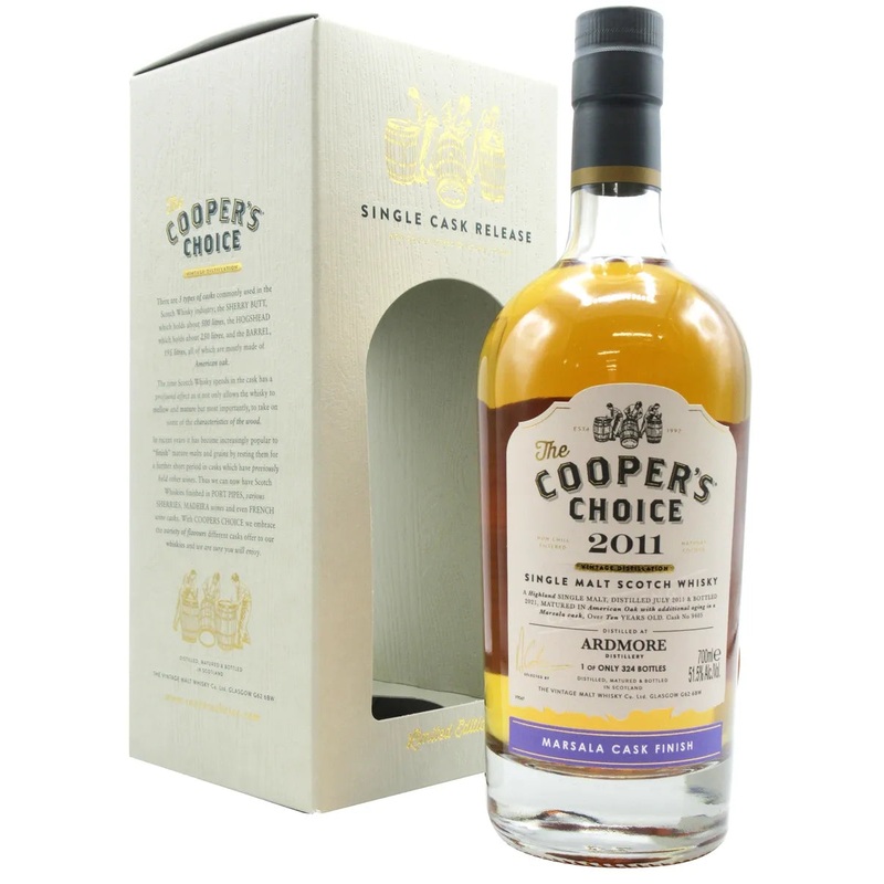 Ardmore Cooper's Choice Single Cask #9405 2011 10 Year Old Whisky | 700ML
