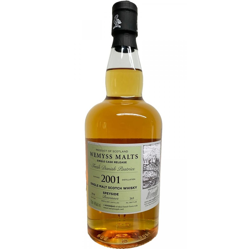 Benrinnes Fresh Danish Pastries Single Cask 2001 17 Year Old Whisky | 700ML