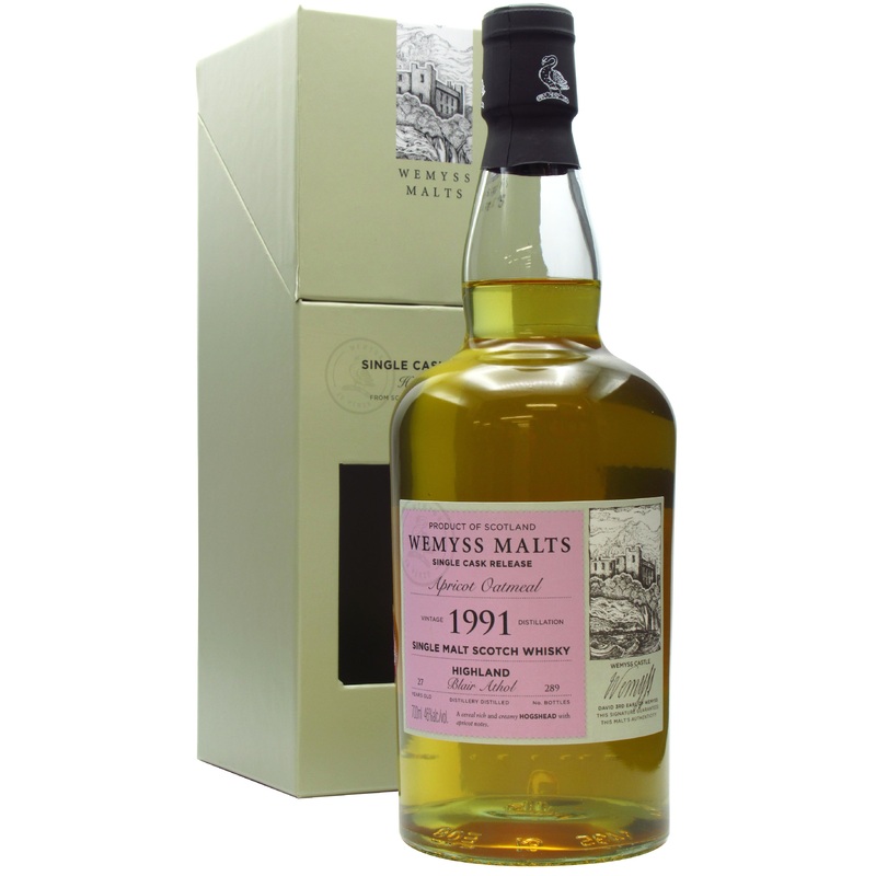 Blair Athol Apricot Oatmeal Single Cask 1991 27 Year Old Whisky | 700ML