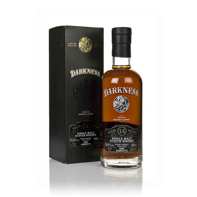Port Charlotte Darkness Pedro Ximenez Cask Finish 14 Year Old Whisky | 500ML