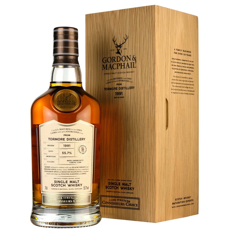 Tormore Connoisseurs Choice Single Cask #15386 1991 30 Year Old Whisky | 700ML