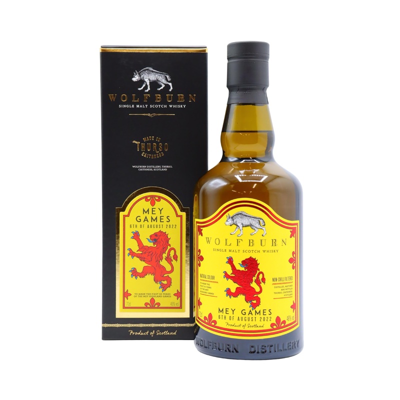 Wolfburn 50th Anniversary Mey Games 2022 Single Malt Scotch 2015 7 Year Old Whisky | 700ML
