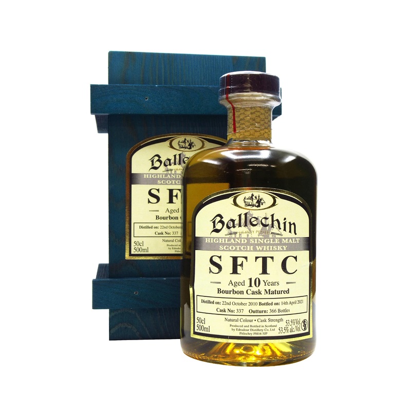 Ballechin Straight From The Cask Single Cask #337 2010 10 Year Old Whisky | 500ML