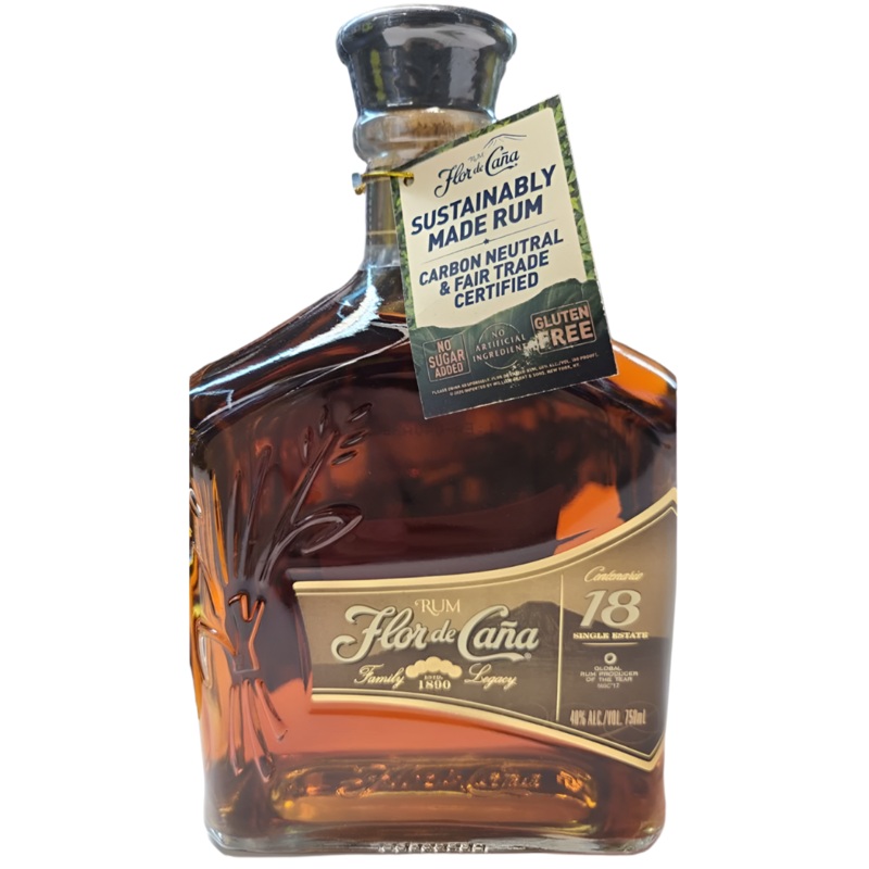 Flor de Cana 18 Year Gold Rum