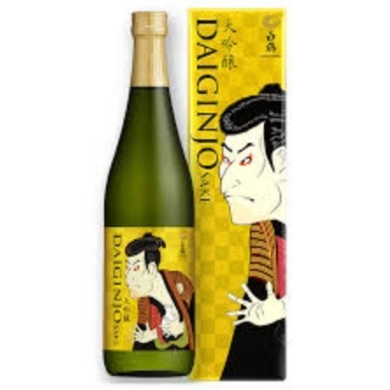 Hakutsuru Gold Ukiyo E Junmai Dai Ginjo Sake | 720ML