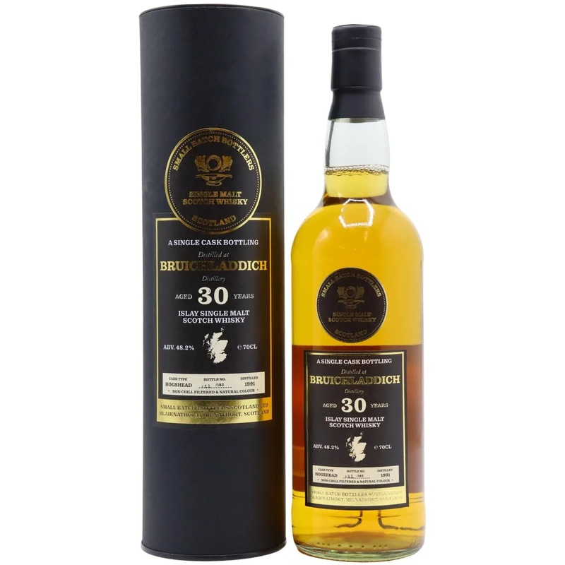 Bruichladdich Small Batch Bottlers Single Cask 1991 30 Year Old Whisky | 700ML