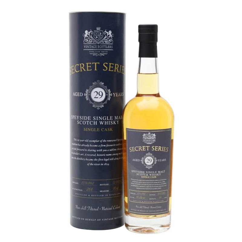 Undisclosed Speyside Vintage Bottlers The Secret Series No.2 1992 29 Year Old Whisky | 700ML