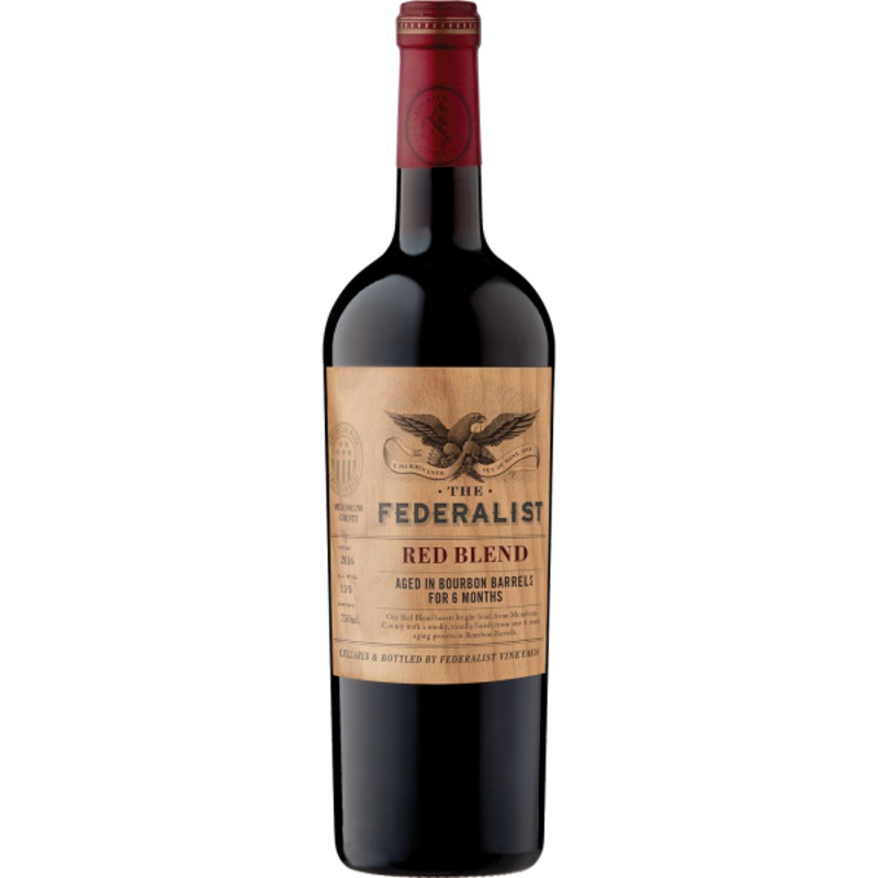 The Federalist | Red Blend Aged In Bourbon Barrels For 6 Months - NV