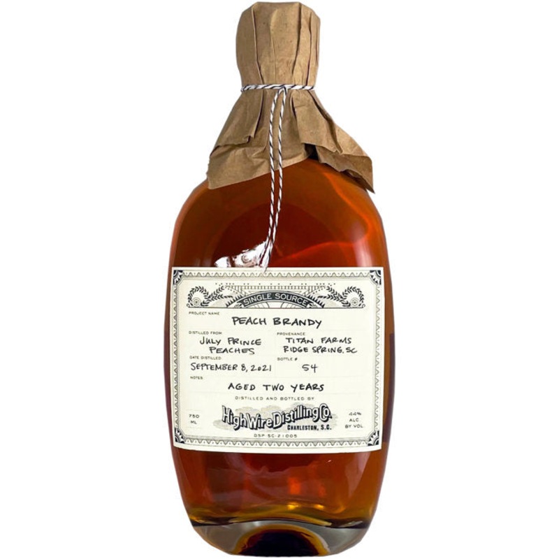 High Wire Distilling Peach Brandy