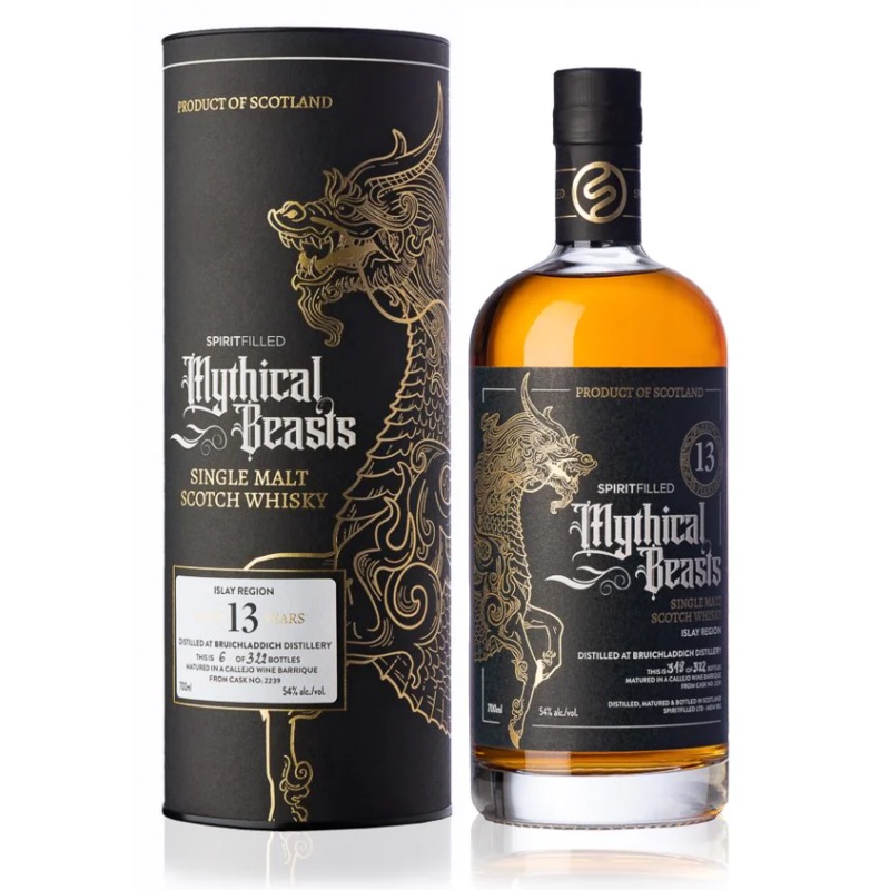 Bruichladdich 13 Year Old Mythical Beasts Single Cask Malt Whisky | 700ML