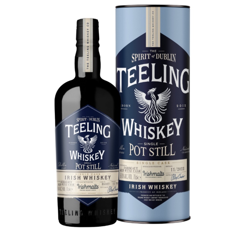 Teeling X Irishmalts Single Cask Bordeaux Red Wine Finish