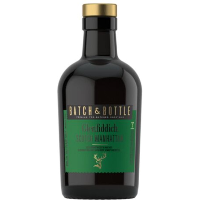 Batch & Bottle Glenfiddich Scotch Manhattan Pre-Bottled Cocktail | 375ML