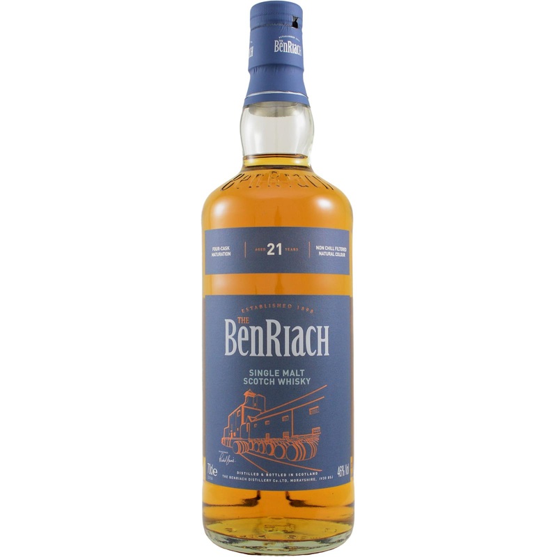 Benriach Single Malt Scotch (Old Bottling) 21 Year Old Whisky | 700ML