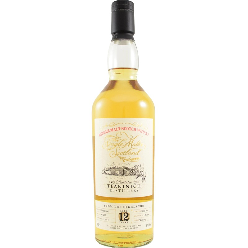 Teaninich The Single Malts Of Scotland Single Cask #301262 2007 12 Year Old Whisky | 700ML