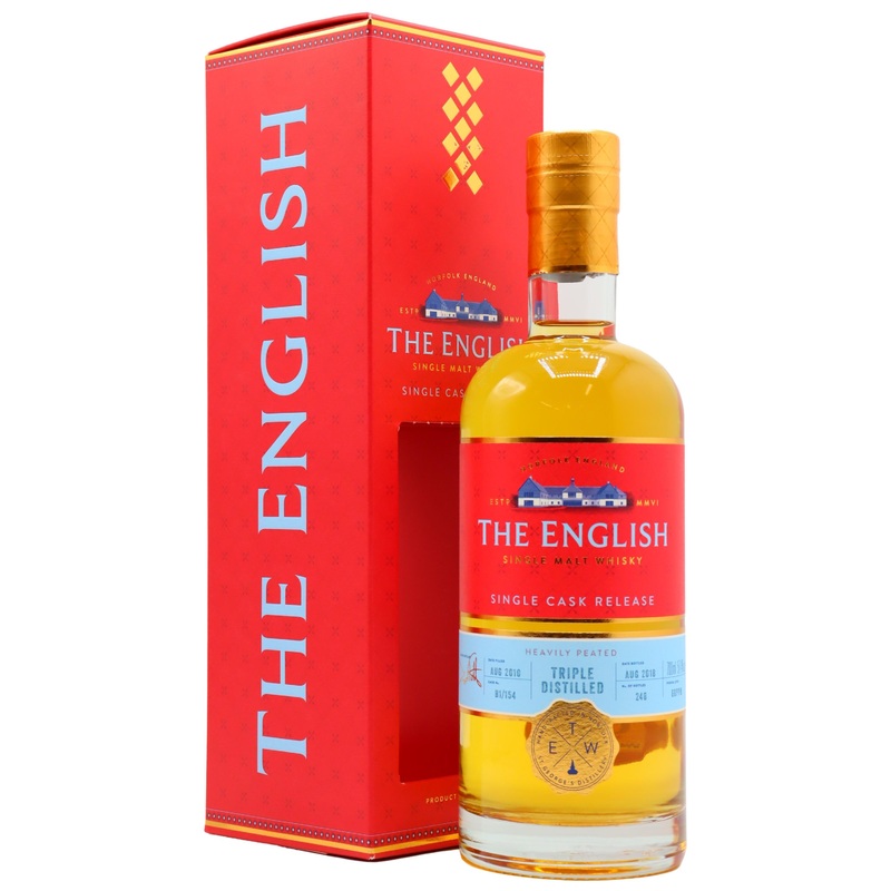 The English Single Cask #B1/154 Smokey Triple 2010 8 Year Old Whisky | 700ML