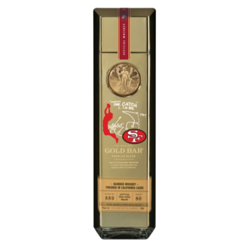 49ers 'The Catch' Limited Edition | Gold Bar Whiskey