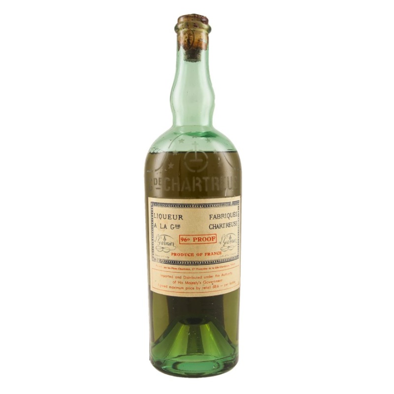 Chartreuse Green Voiron c. 1941-51 Liqueur