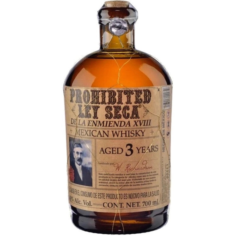 Prohibited Ley Seca 3 Year Old Mexican Whisky | 700ML