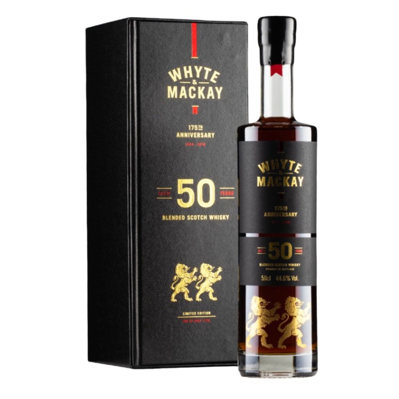 Whyte & Mackay 50 Year Old 175th Anniversary Blended Scotch Whisky | 500ML