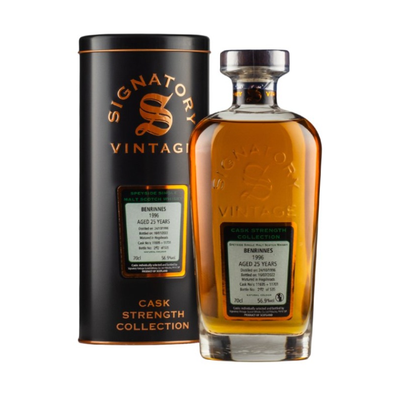 Benrinnes 26 Year Old Cask Strength Collection Signatory 1996 Single Malt Scotch Whisky | 700ML