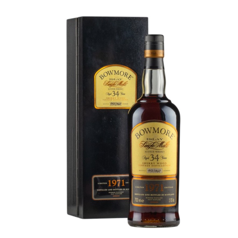 Bowmore 34 Year Old 1971 Single Malt Scotch Whisky | 700ML