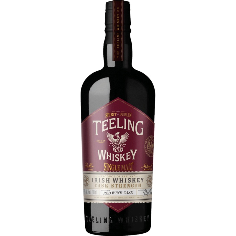 Teeling Single Malt Red Wine Cask Strength Irish Whiskey | 700ML