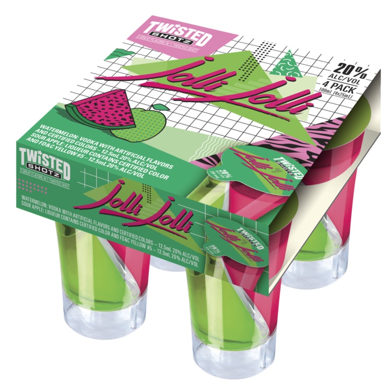 Twisted Shotz Jolli Jolli Cocktail | 4x100ML