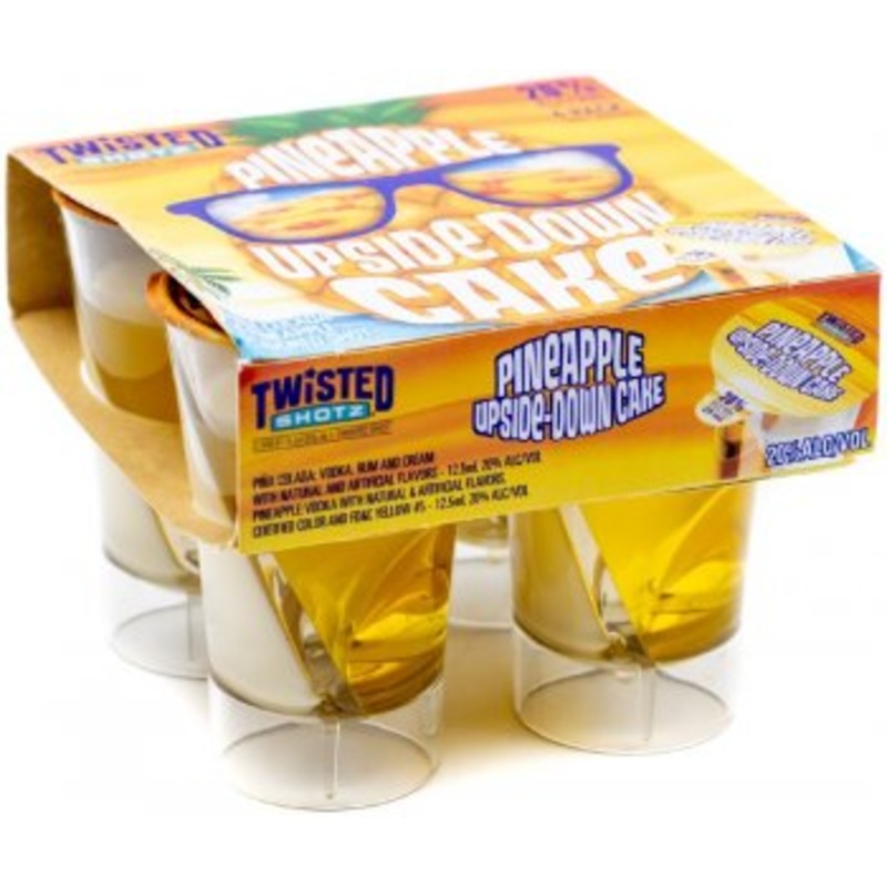 Twisted Shotz Pineapple Upside Down Cake Cocktail | 4x100ML