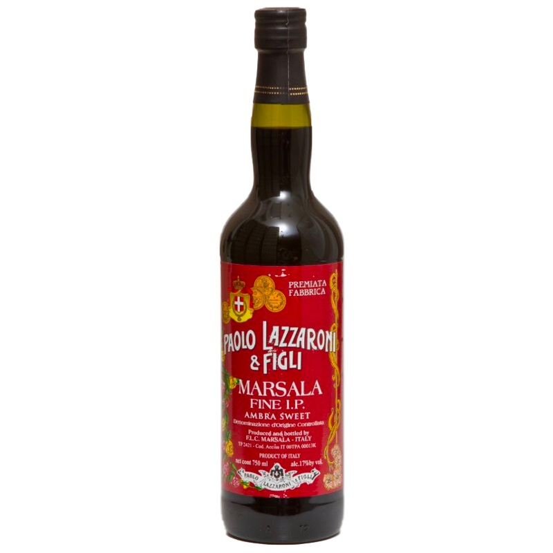 Paolo Lazzaroni & Figli Marsala Fine I.P. Ambra Sweet Liqueur