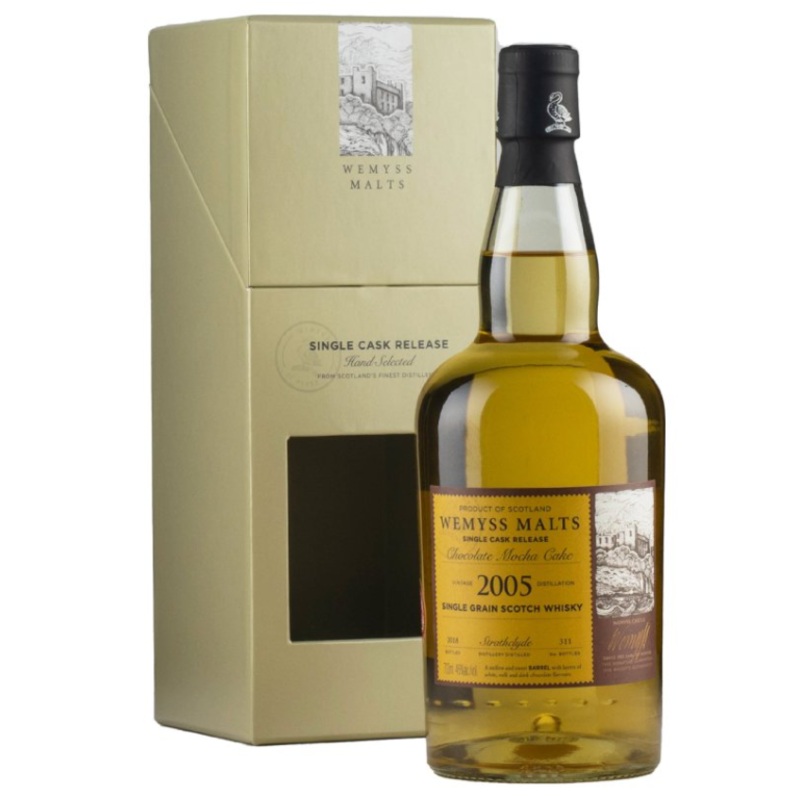 Strathclyde 12 Year Old Chocolcate Mocha Cake Wemyss Malts 2005 Single Grain Scotch Whisky | 700ML