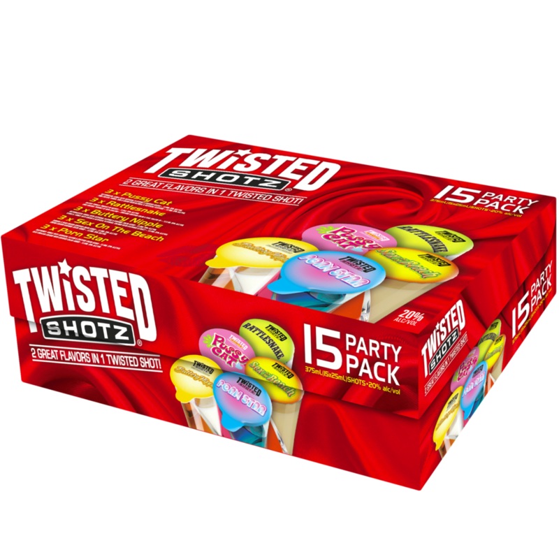 Twisted Shotz Party Pack Cocktail | 30x25ML