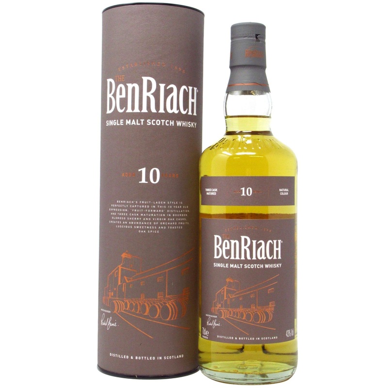 Benriach Single Malt Scotch (Old Bottling) 10 Year Old Whisky | 700ML