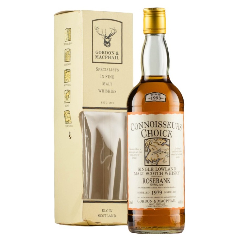 Rosebank 1979 Connoisseurs Choice Gordon and Macphail Bottled 1993 Single Malt Scotch Whisky | 700ML