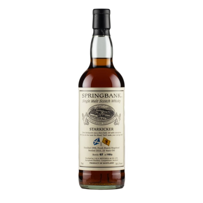 Springbank 25 Year Old Fresh Sherry Hogshead Starkicker 1998 Single Malt Scotch Whisky | 700ML