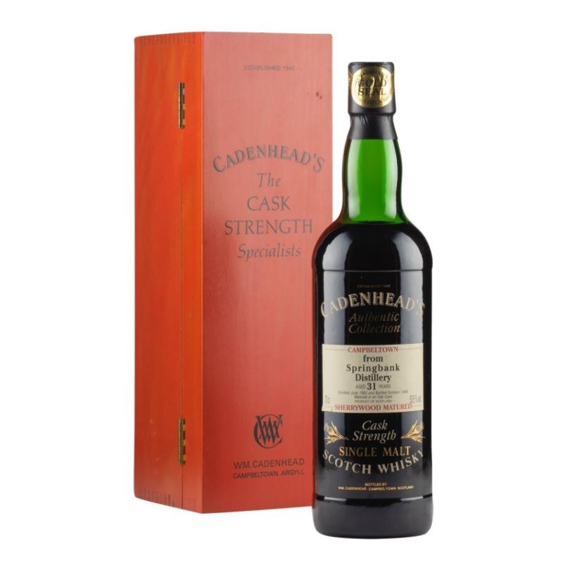 Springbank 31 Year Old Cadenhead's Authentic Collection 1965 Single Malt Scotch Whisky | 700ML