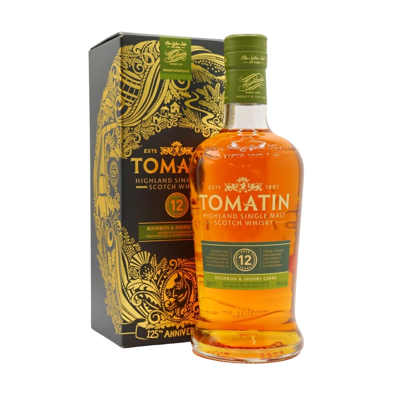 Tomatin 125th Anniversary Edition Highland Single Malt 12 Year Old Whisky | 700ML