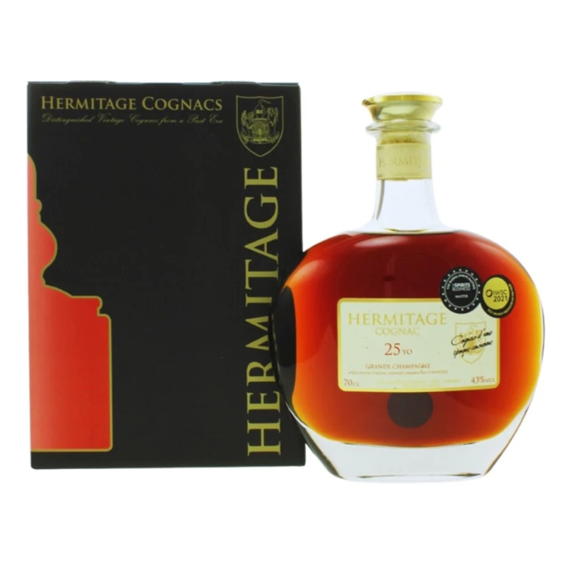 Hermitage 25 Year Old Grand Champagne Cognac | 700ML
