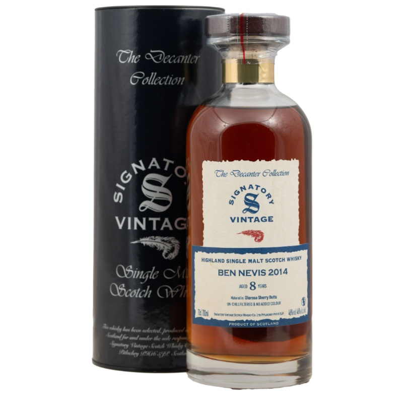 Ben Nevis 8 Year Old Whisky 2014 Signatory IBISCO Decanter | 700ML