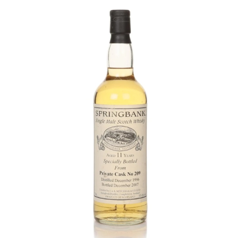 Springbank 11 Year Old 1996 - Private Cask #209 Single Malt Scotch Whisky | 700ML
