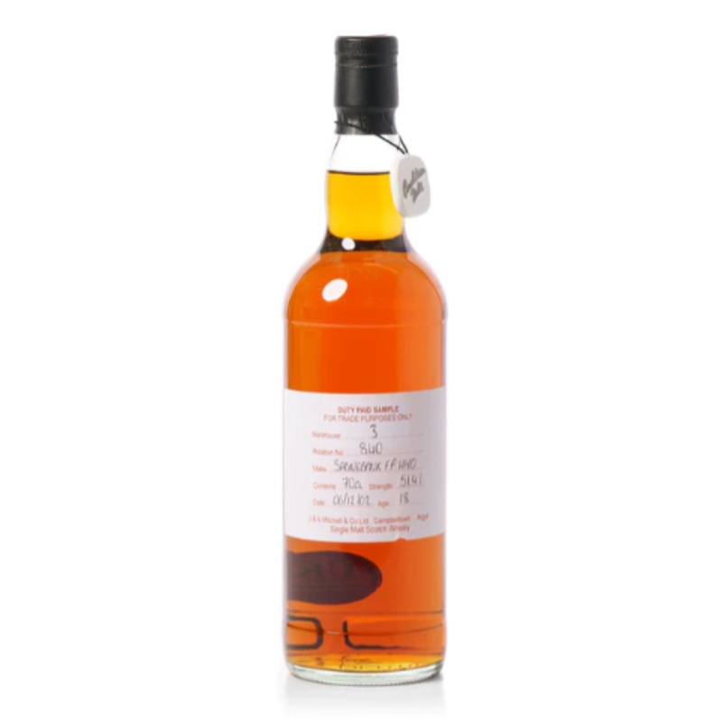 Springbank 18 Year Old Cage Bottling F P HD 840 Single Malt Scotch Whisky | 700ML