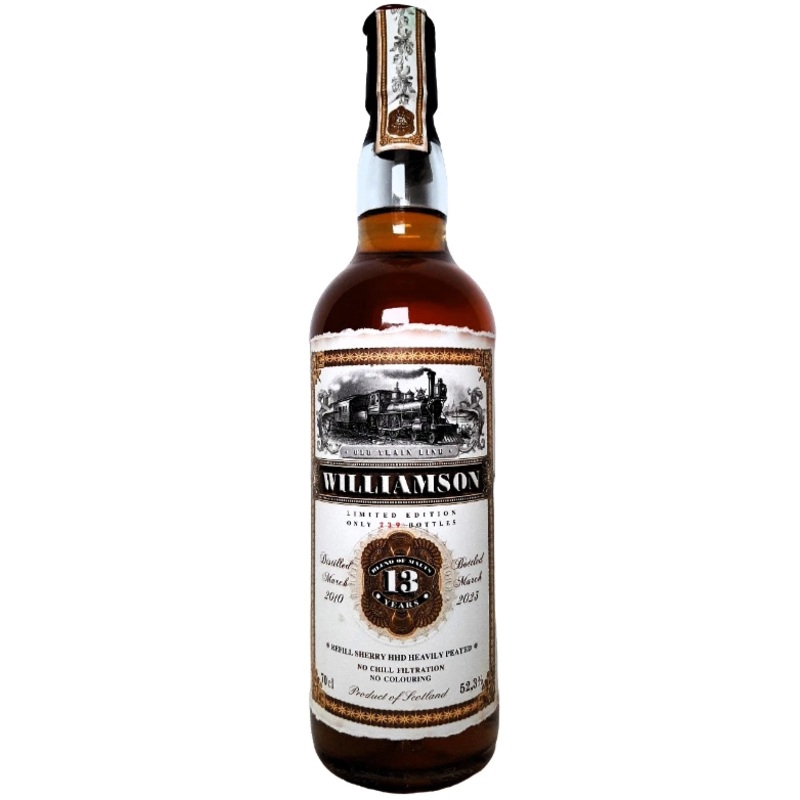 Williamson 2010 Refill Sherry Hogshead - Old Train Line Jack Wiebers Scotch Whisky | 700ML
