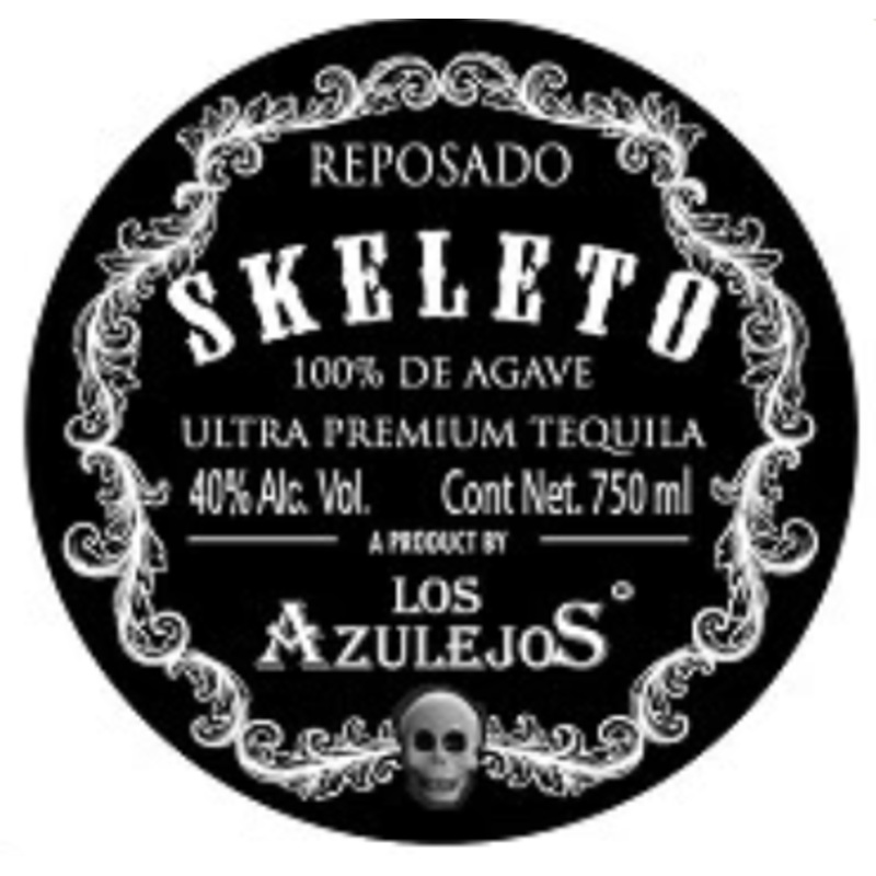 Skeleto Straw Hat Reposado Tequila