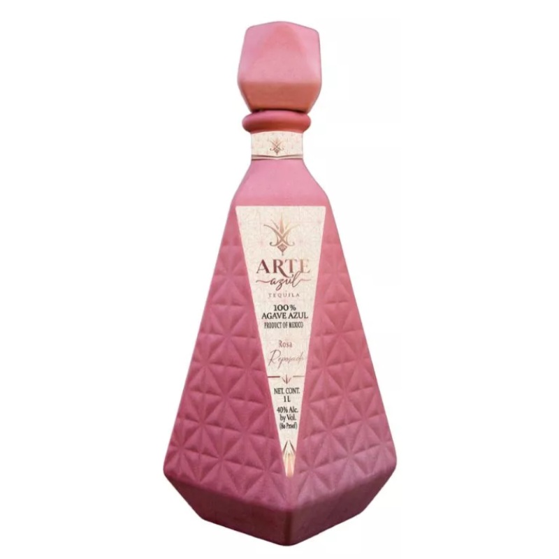 Arte Azul Rosa Reposado Ceramic Tequila | 1L
