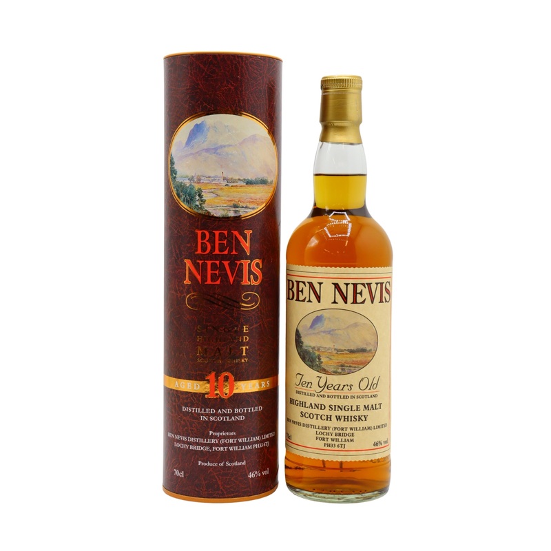 Ben Nevis Highland Single Malt (Old Bottling) 10 Year Old Whisky | 700ML